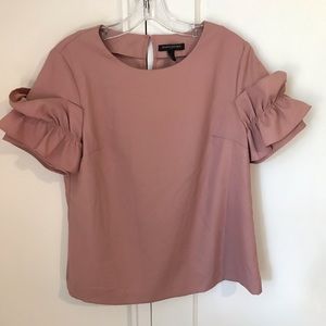 Rose Pink Business Casual Blouse (M)